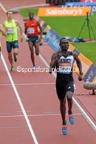 David Rudisha winner of the 800 metres Glasgow Diamond League. Photo: David T. Hewitson/Sports for All Pics